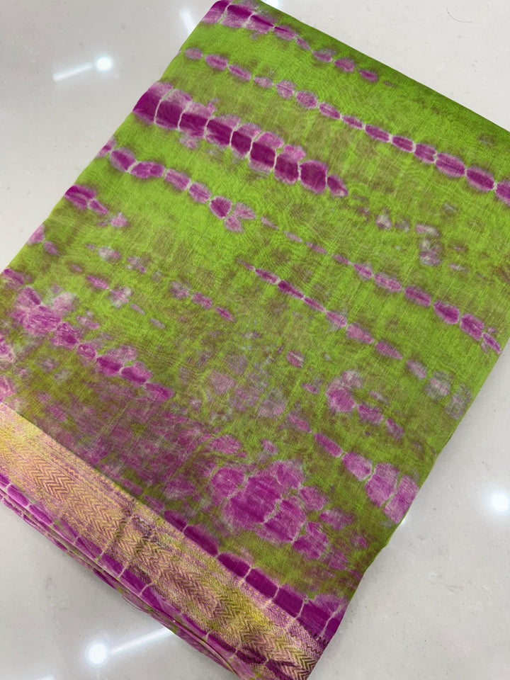 Maheshwari Saree with zari border