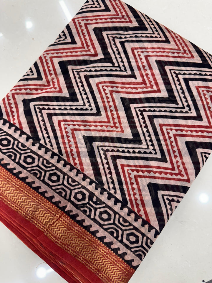 Maheshwari silk saree