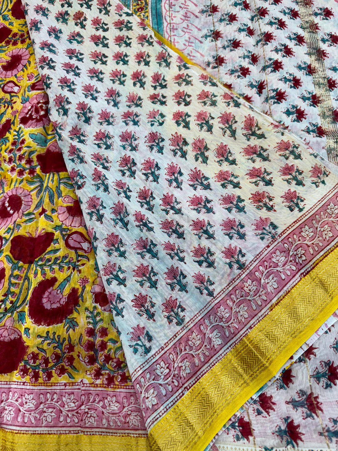 Handloom Maheshwari silk saree