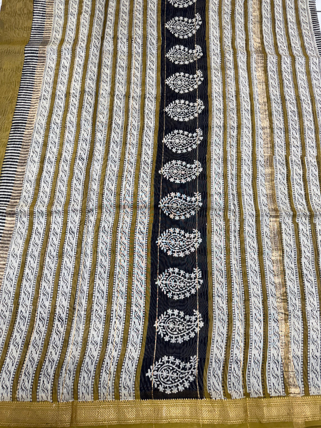 Pure Maheshwari silk saree