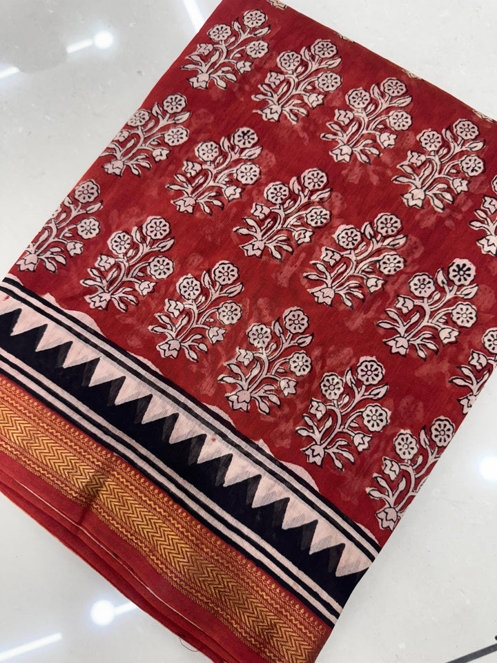 Handloom Maheshwari Silk Saree