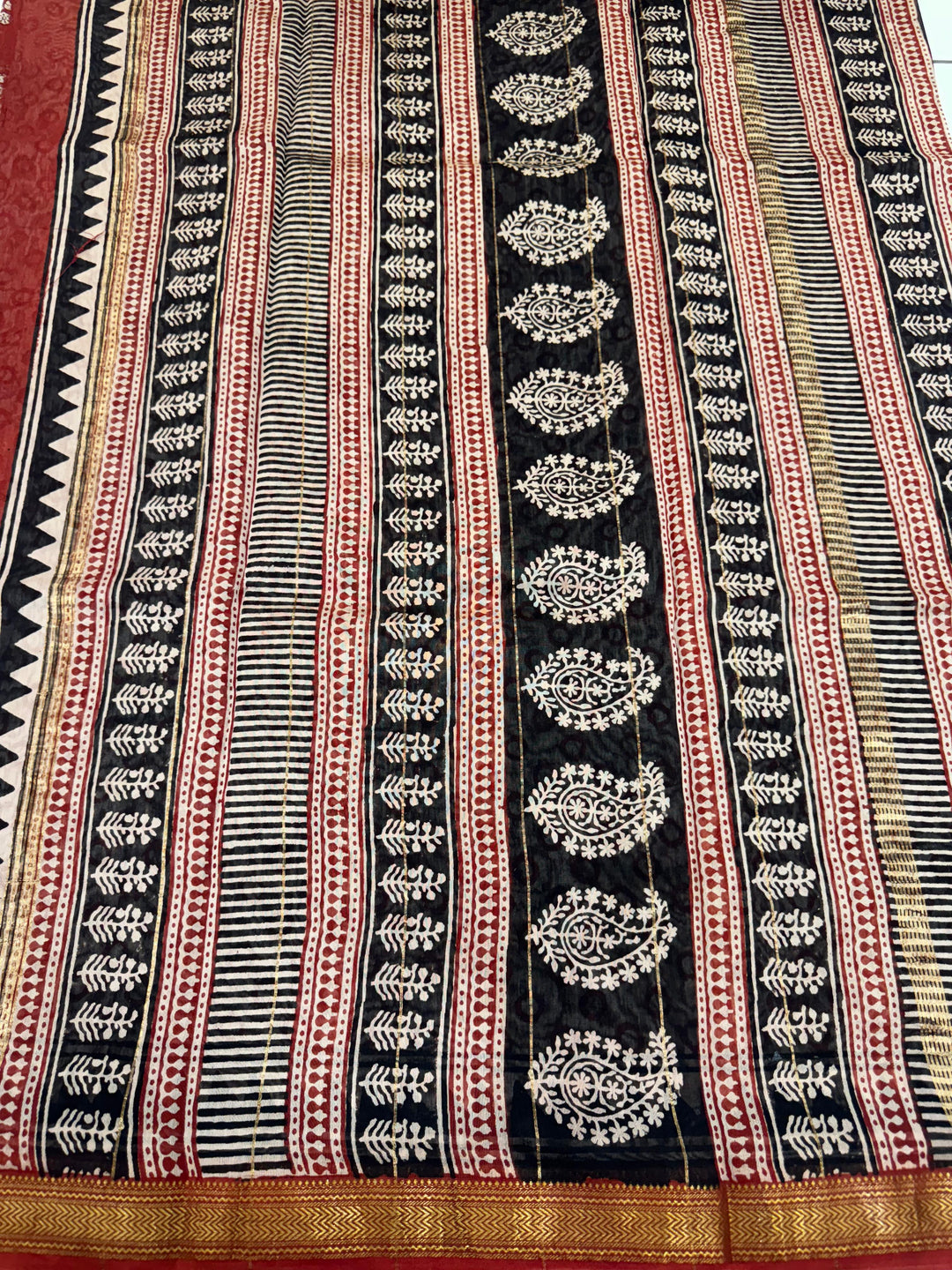 Handloom Maheshwari Silk Saree