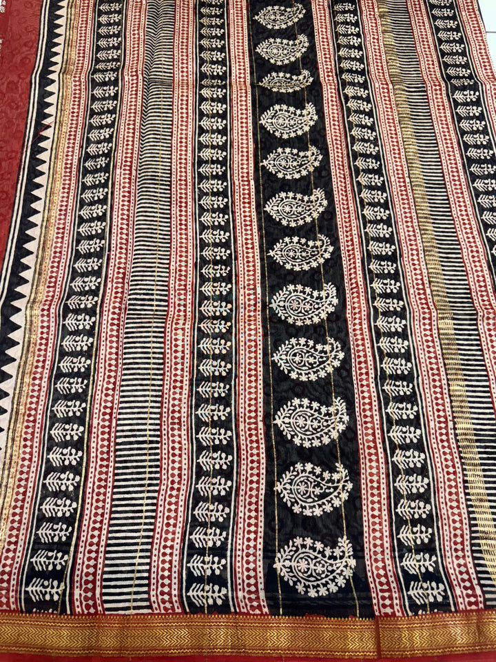 Handloom Maheshwari Silk Saree