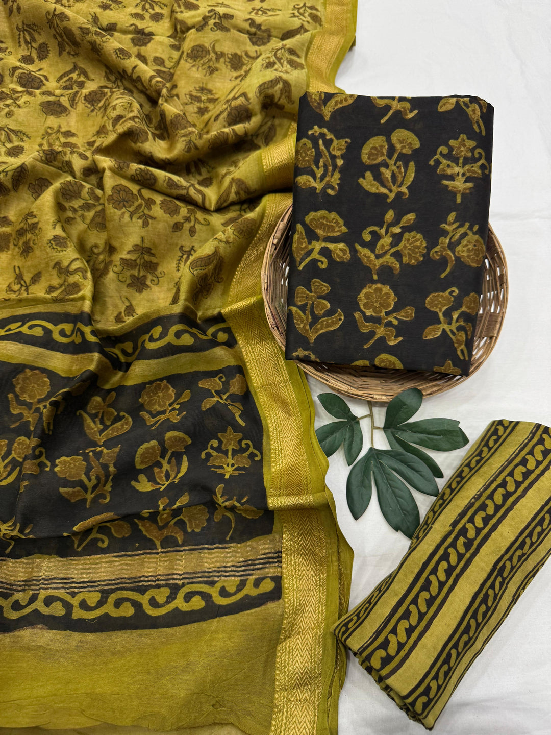 Maheshwari Silk Suit Set