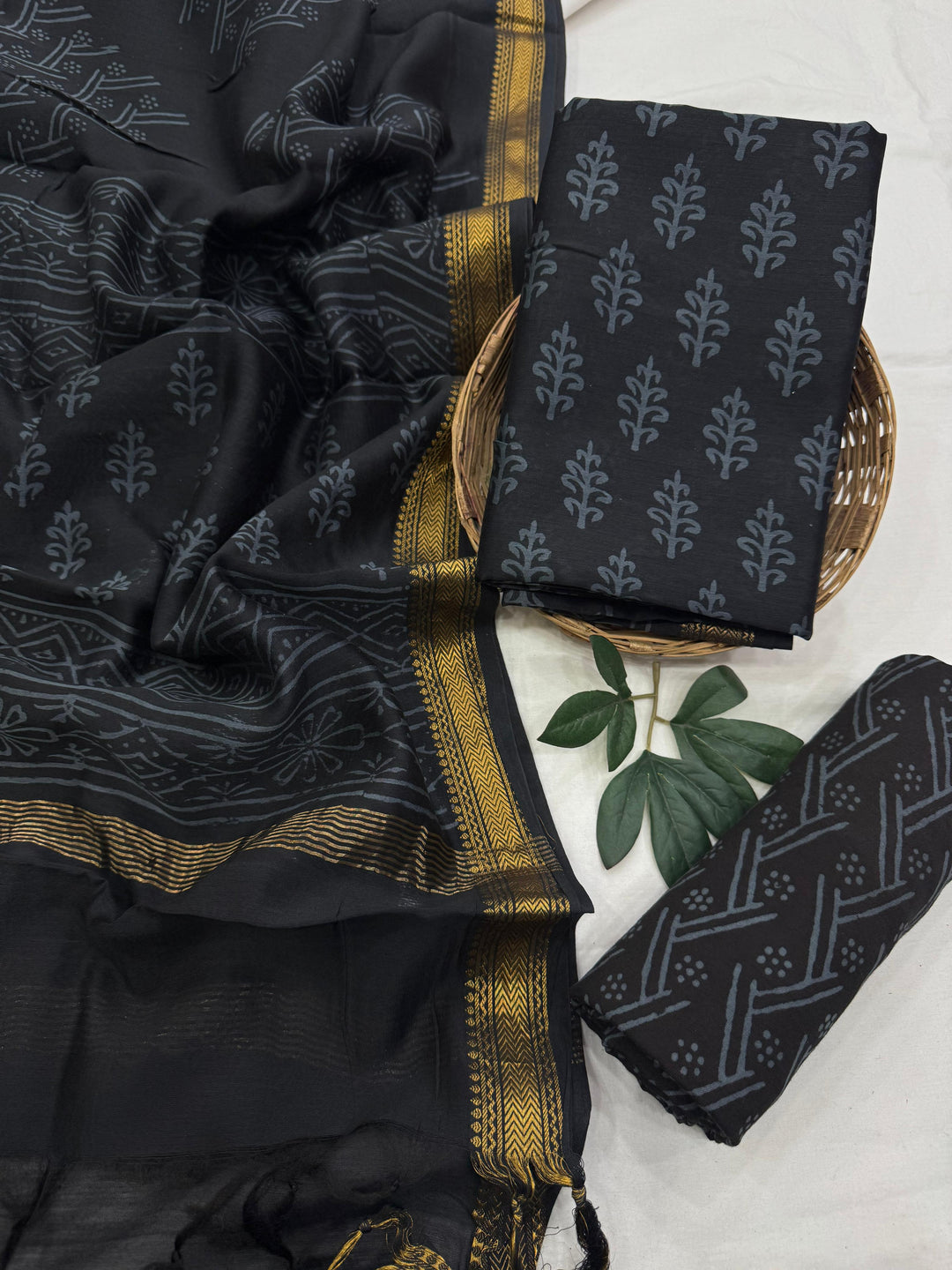 Maheshwari Silk Suit Set