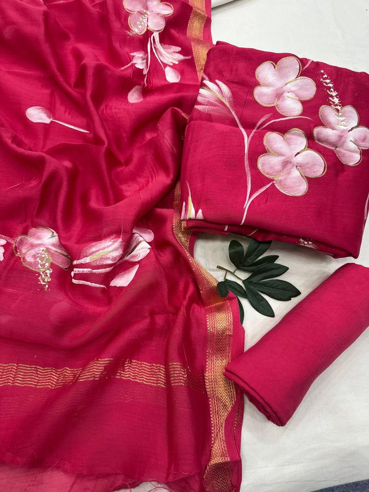 Maheshwari Silk Suit