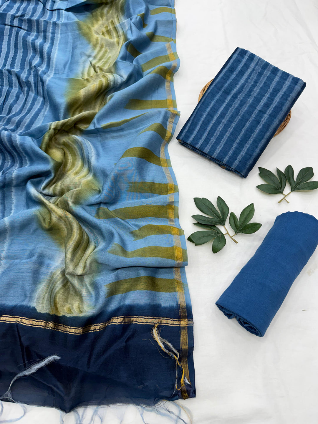 Chanderi Silk Suit Set