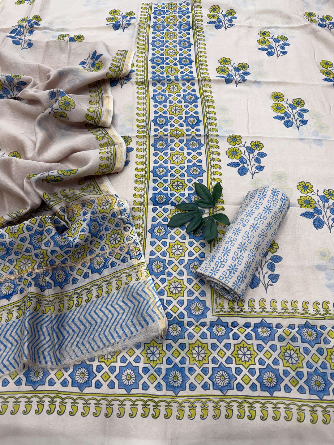 Chanderi Silk Suit Set