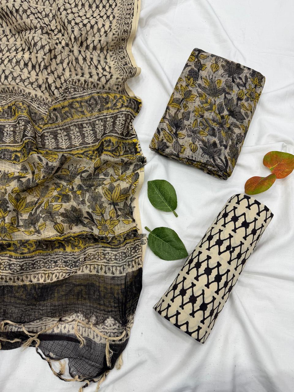 Printed kota doriya suit