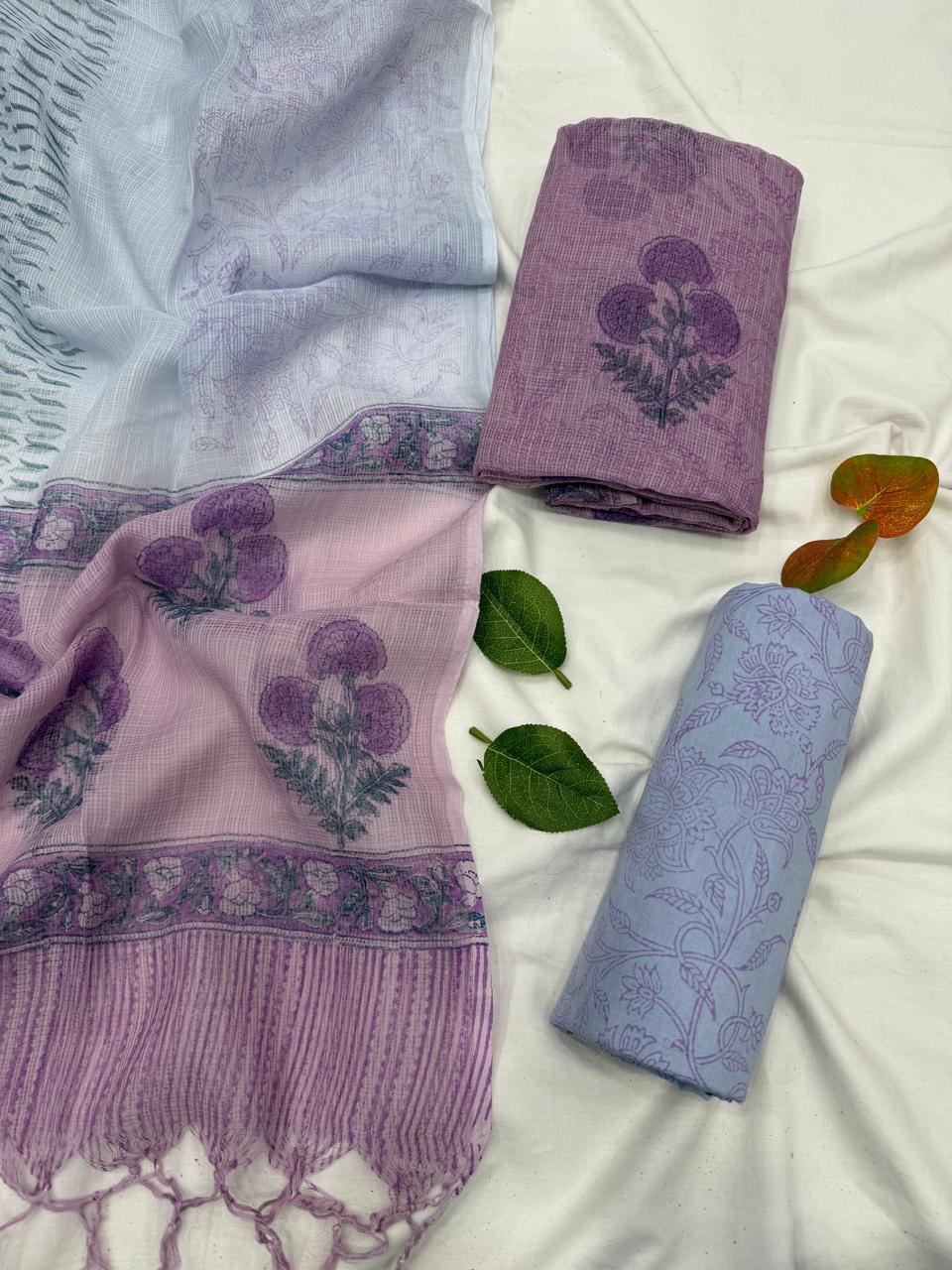 Bagru print kota doriya suit