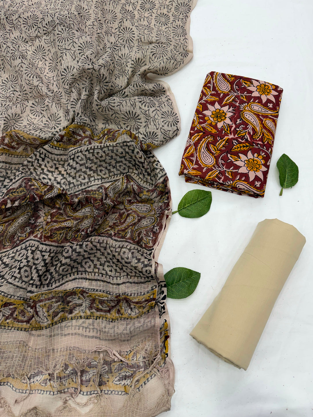 Cotton Suit With Kota Doriya Dupatta