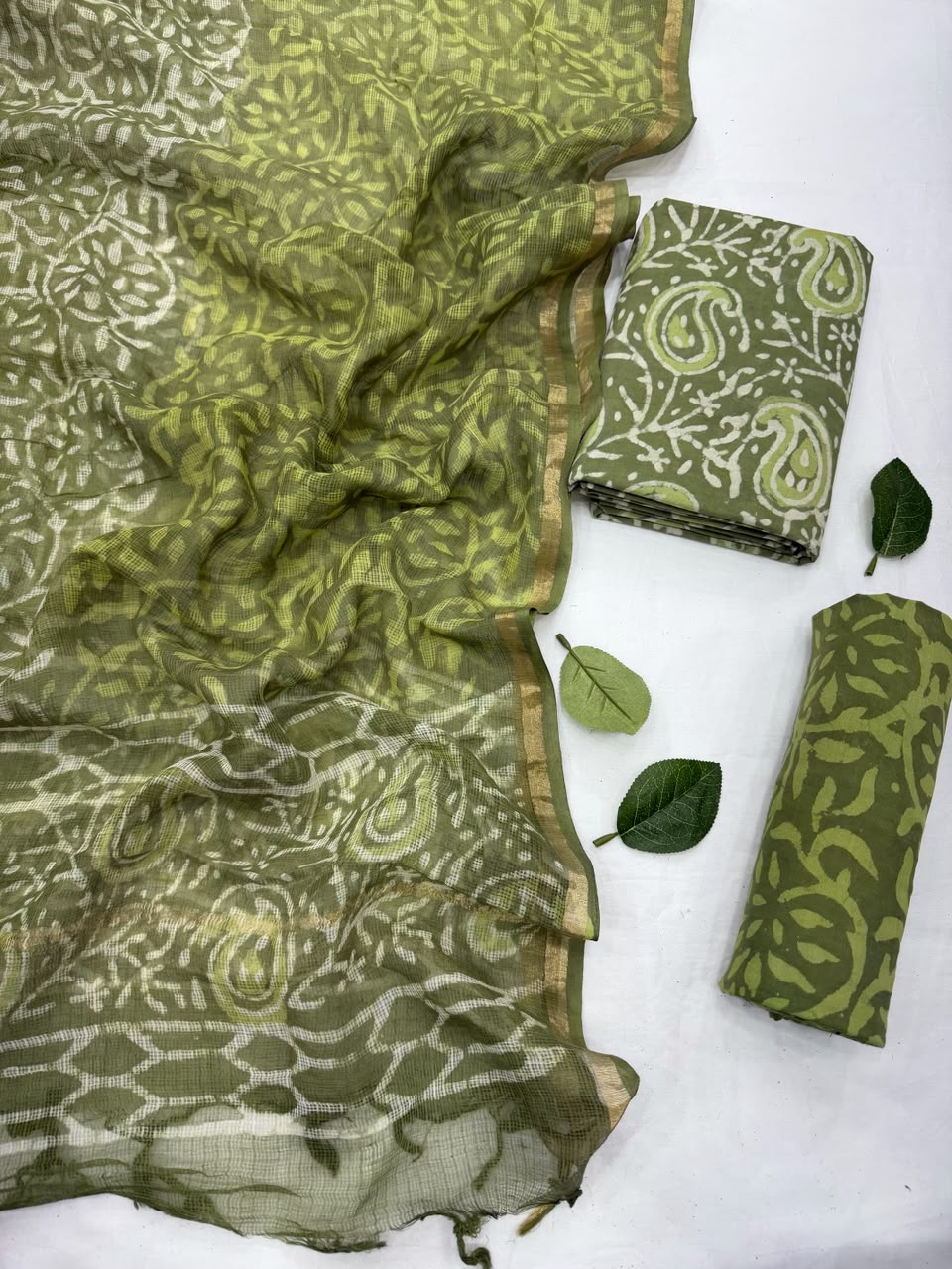 Cotton Suit with Kota Doriya Dupatta