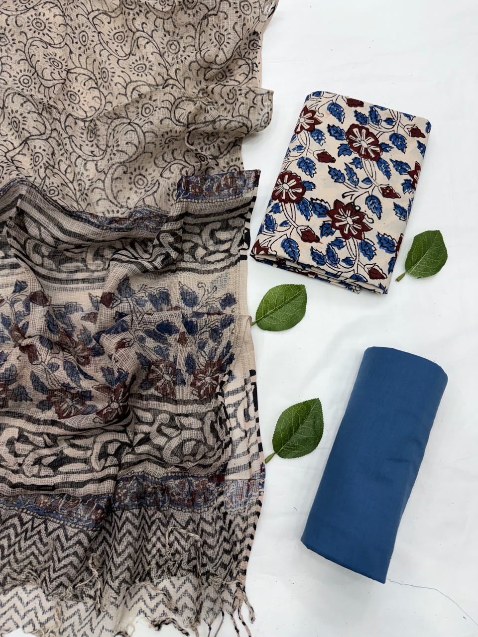 Cotton Suit With Kota Doriya Dupatta
