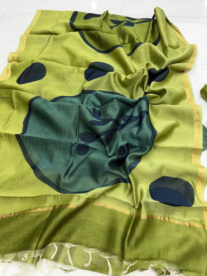 Chanderi Silk Suit Set