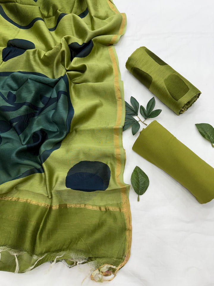 Chanderi Silk Suit Set
