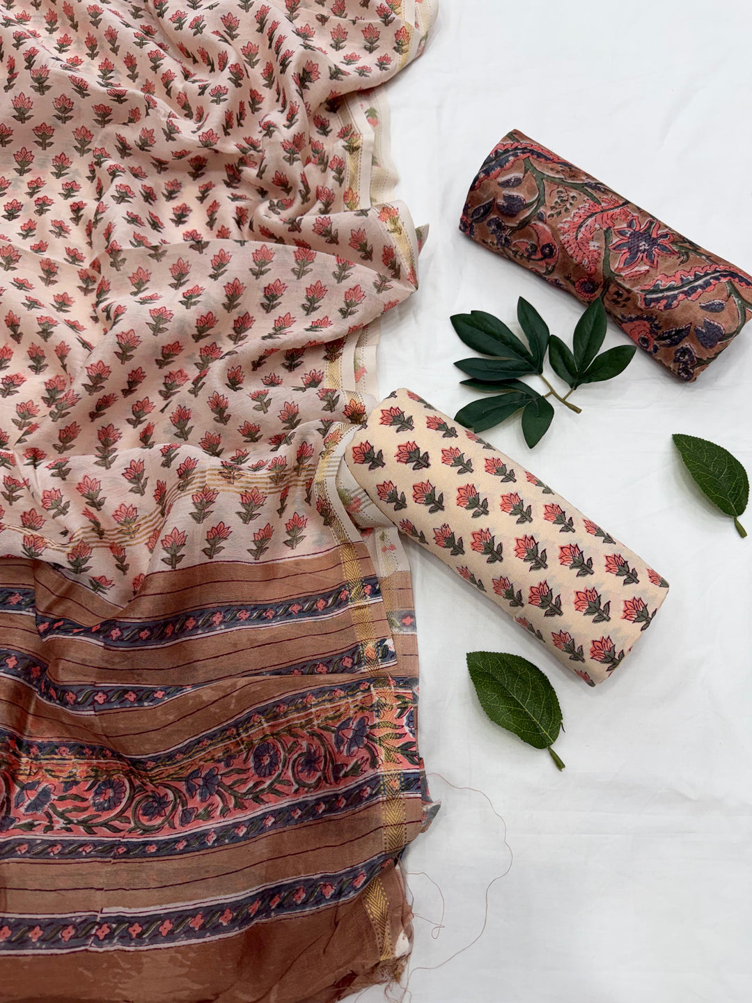 Chanderi Silk Suit Set
