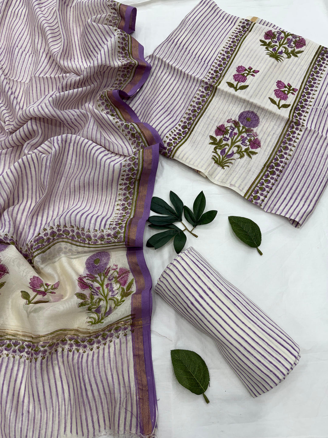 Chanderi Silk Suit Set