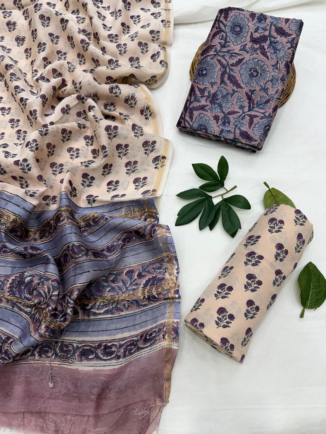 Chanderi Silk Suit Set