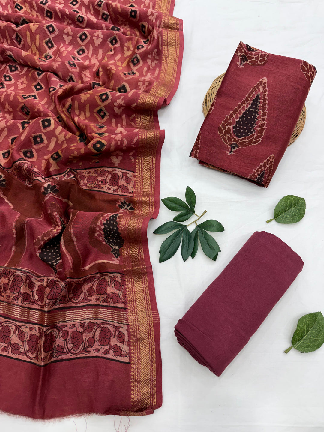Maheshwari Silk Suit