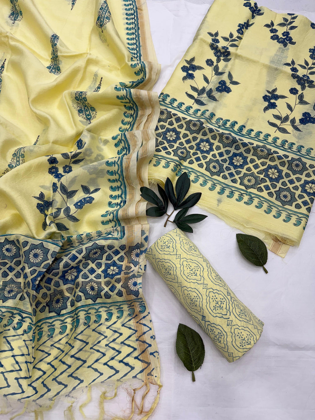 Chanderi Silk Suit Set