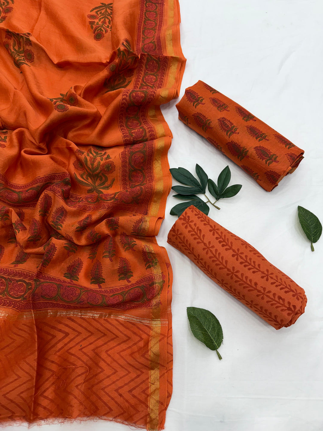 Chanderi Silk Suit Set