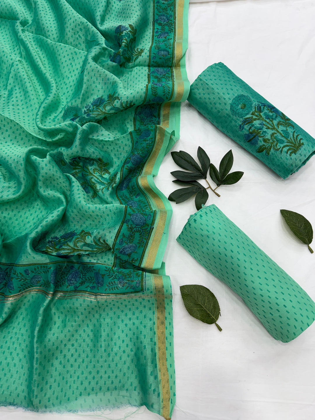 Chanderi Silk Suit Set