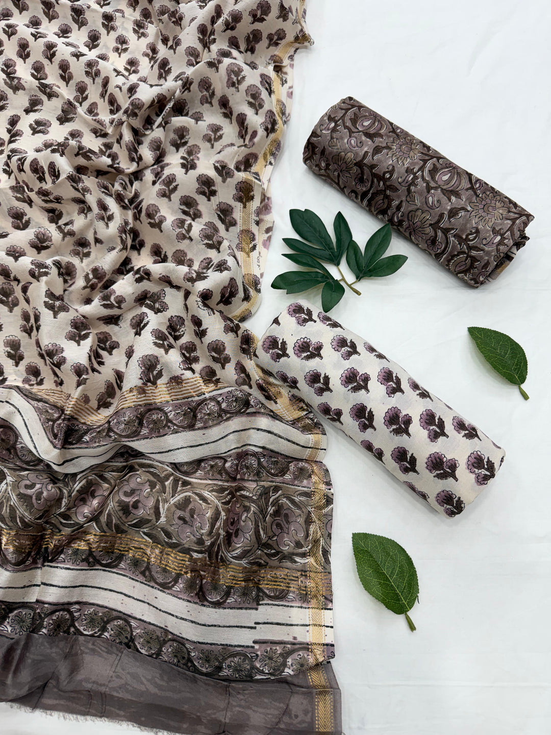 Chanderi Silk Suit Set