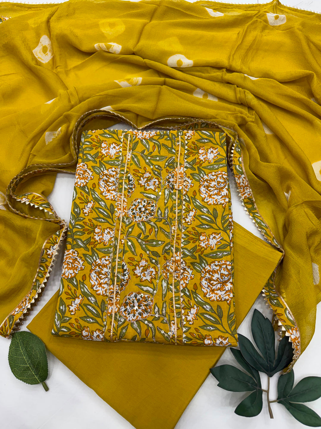 Printed Kurta With Dupatta