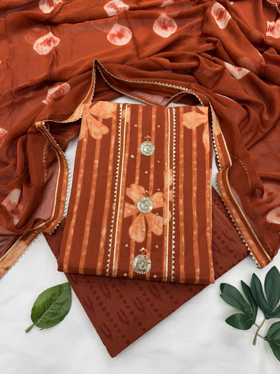 Printed Kurta With Dupatta