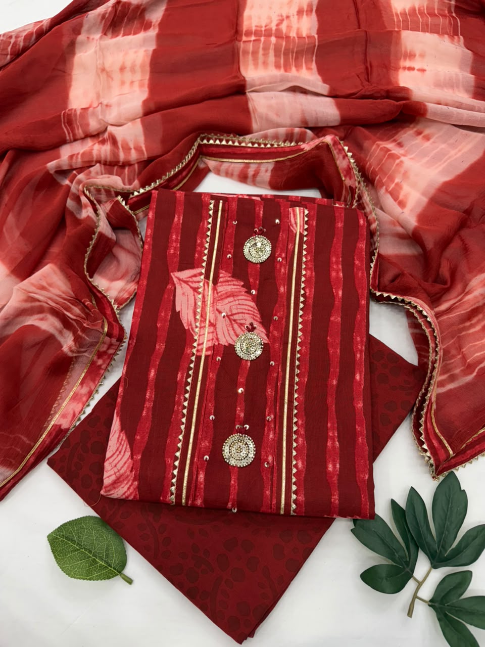Beautiful Cotton Hand Work Suit