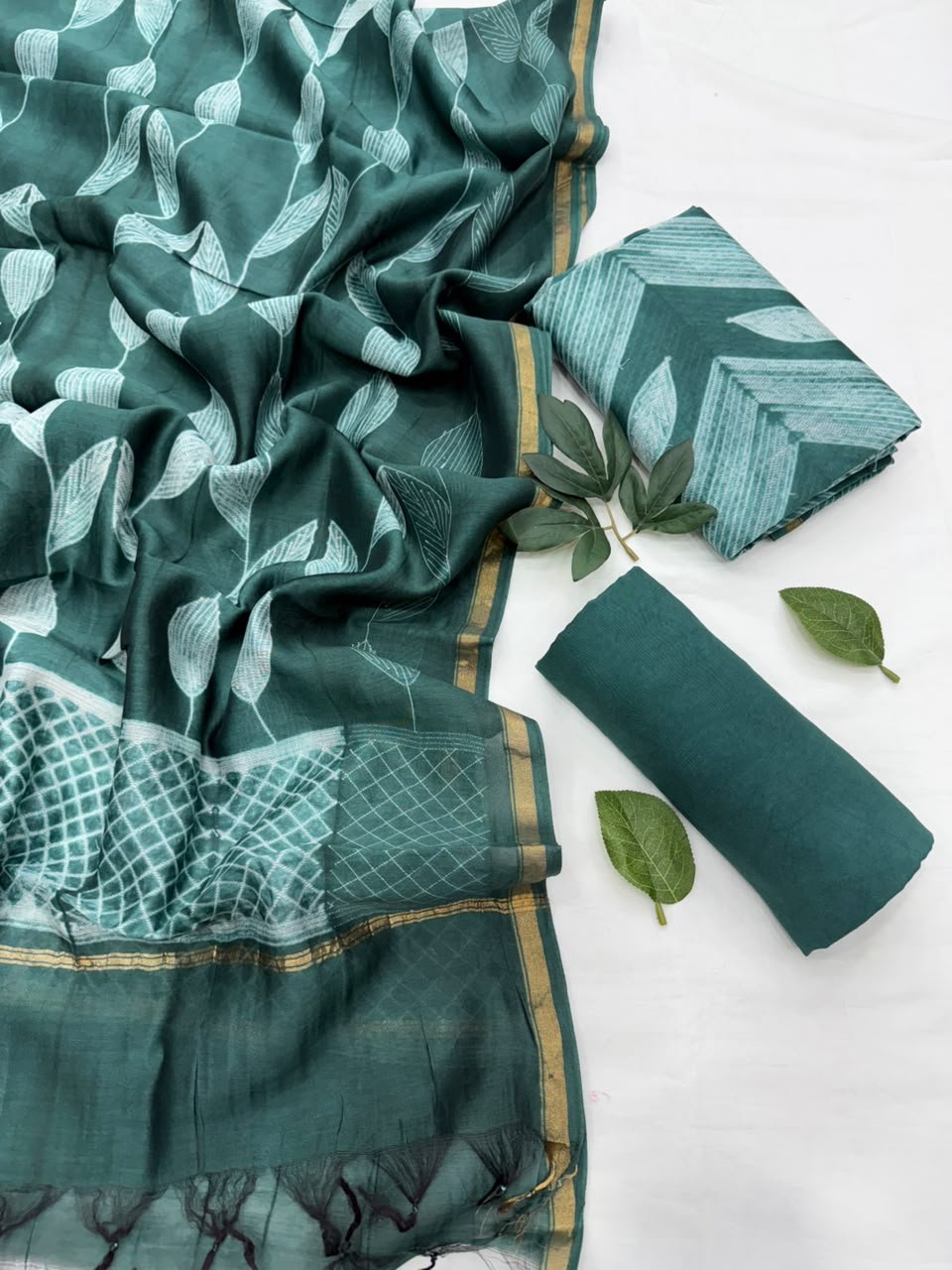 Chanderi Silk Suit Set