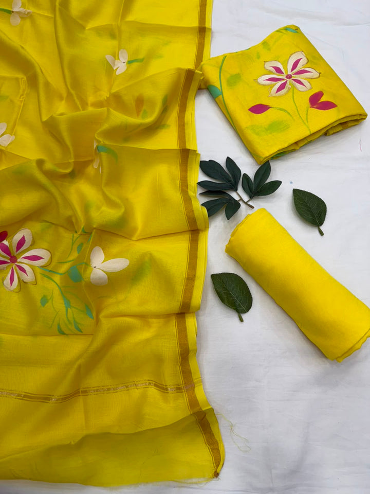 Chanderi Silk Suit Set