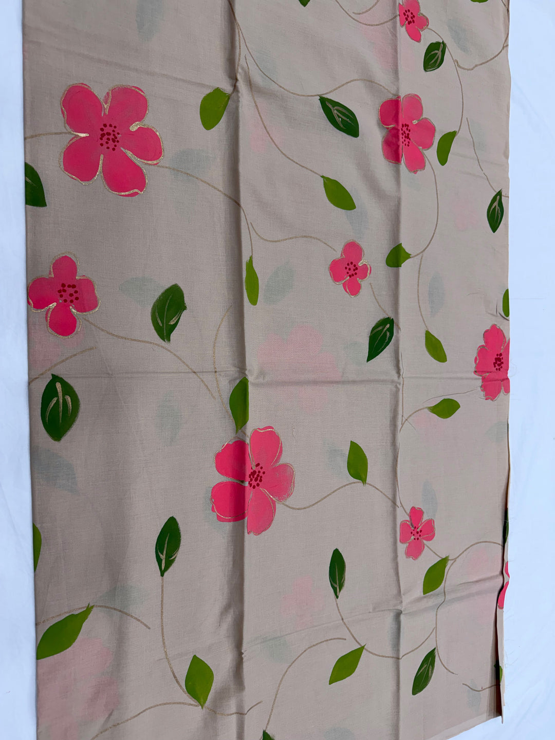 Hastkala Cotton Suit with Chiffon Dupatta