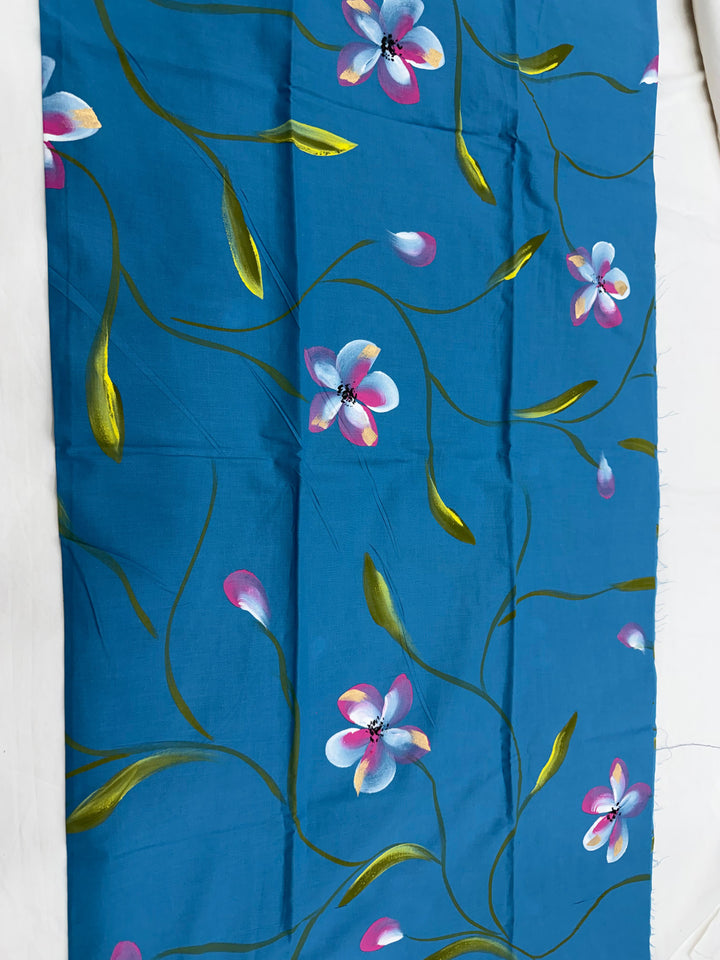 Cotton Suit With Chiffon Dupatta