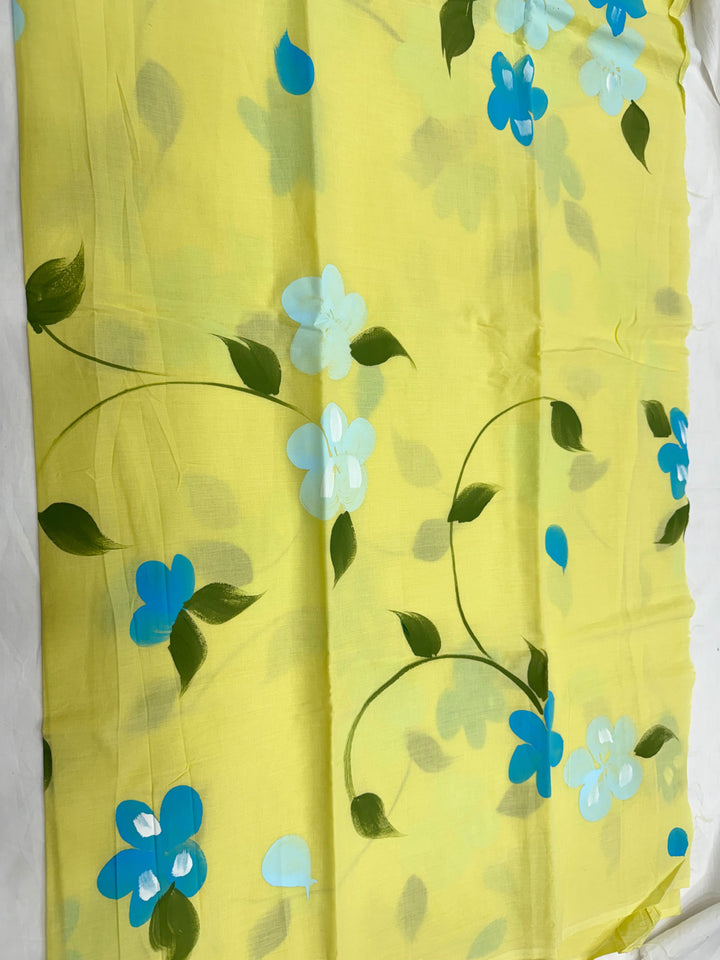Cotton Suit With Chiffon Dupatta