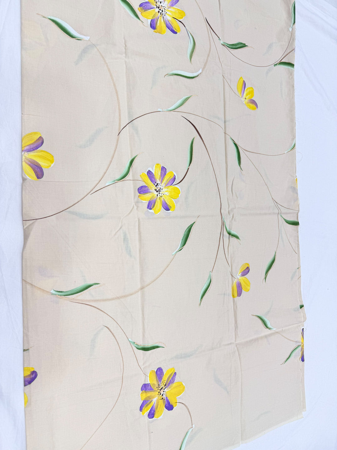 Cotton Suit with Chiffon Dupatta