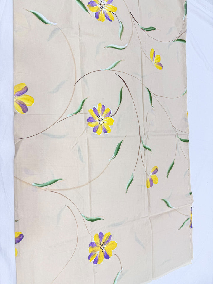 Cotton Suit with Chiffon Dupatta
