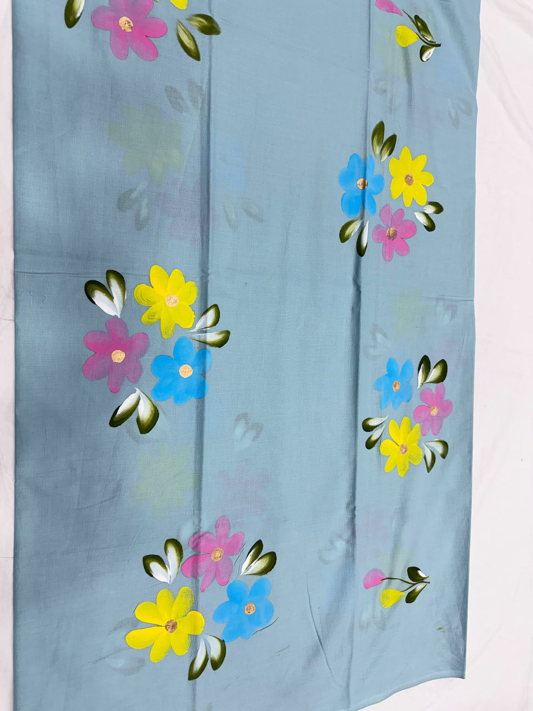 Cotton Suit With Chiffon Dupatta