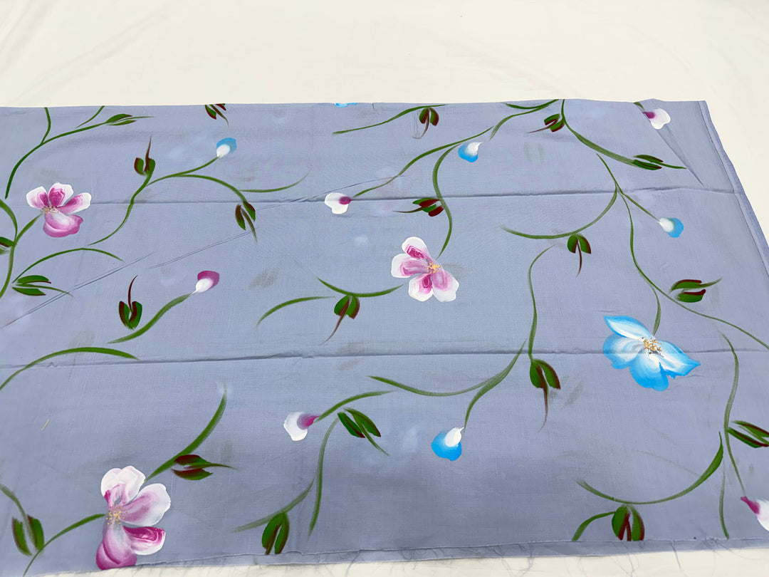 Cotton Suit With Chiffon Dupatta