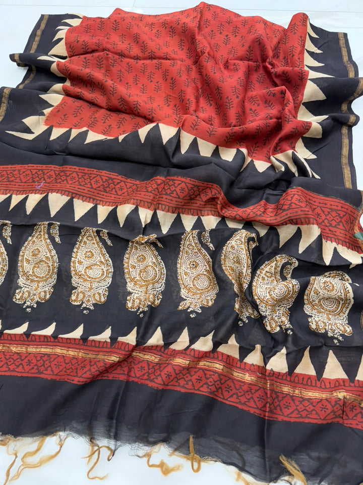 Chanderi Silk Suit Set