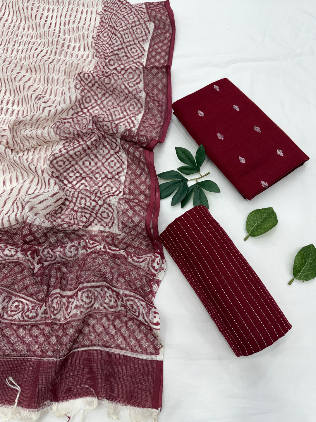 Ikkat Weave Suit