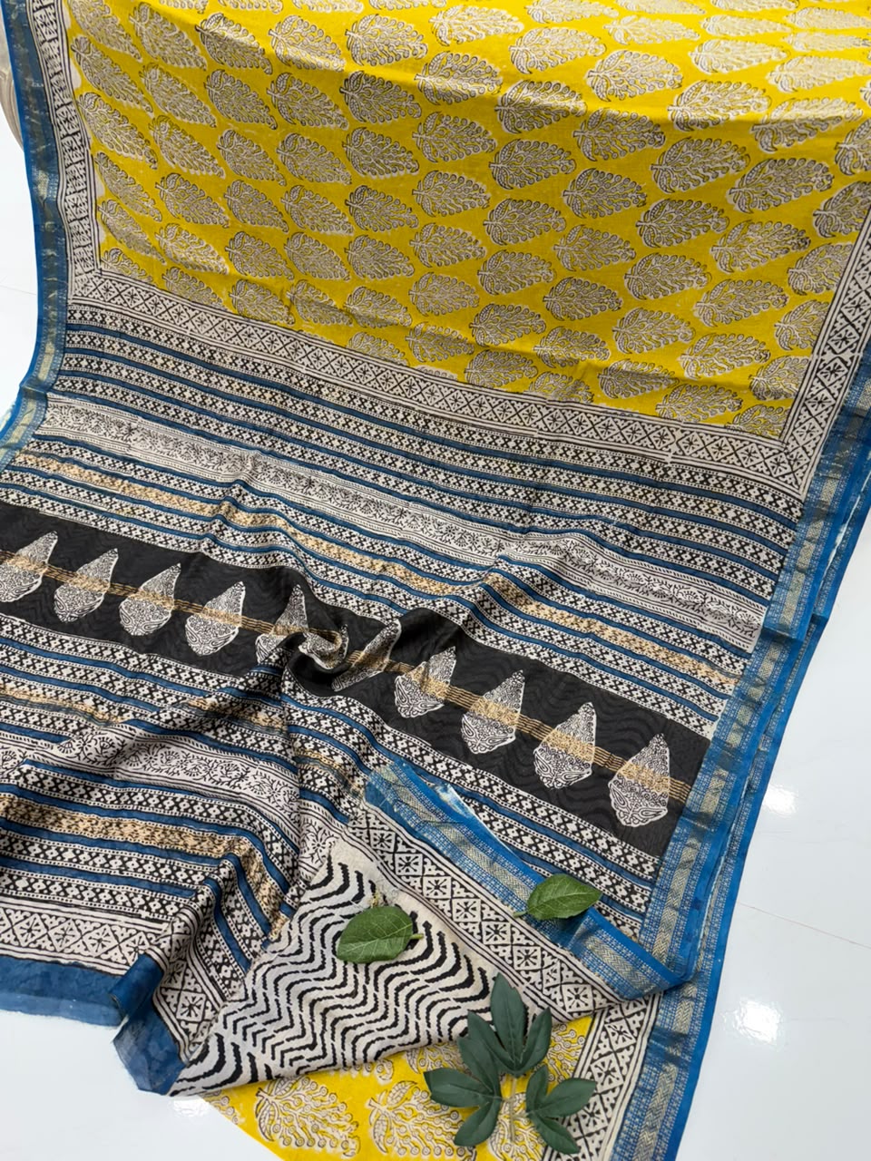 Designer Maheshwari silk saree
