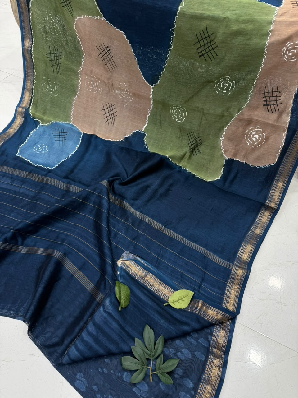 Pure Maheshwari silk saree