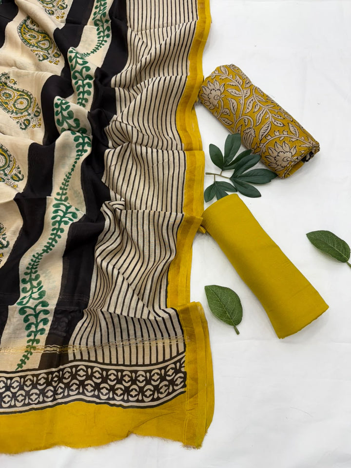 Chanderi Silk Suit Set