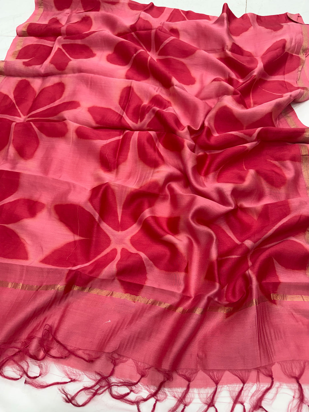 Bandhani Chanderi Silk Suit Set