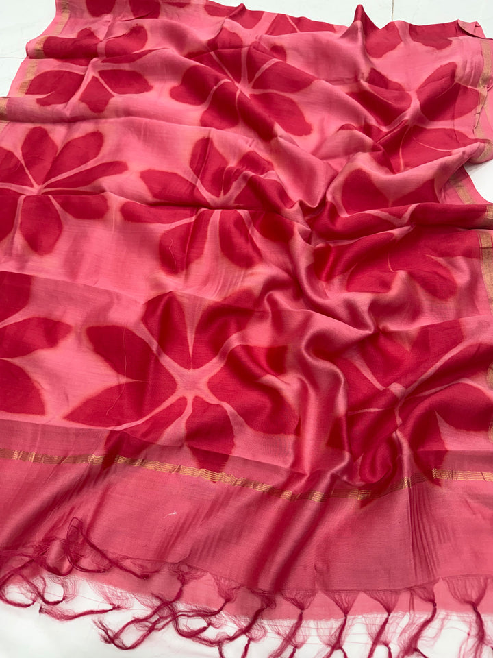 Bandhani Chanderi Silk Suit Set