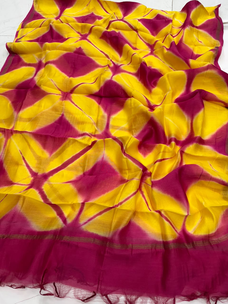 Bandhani Silk Suit Set