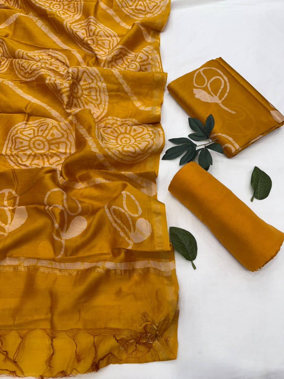 Chanderi Silk Suit Set