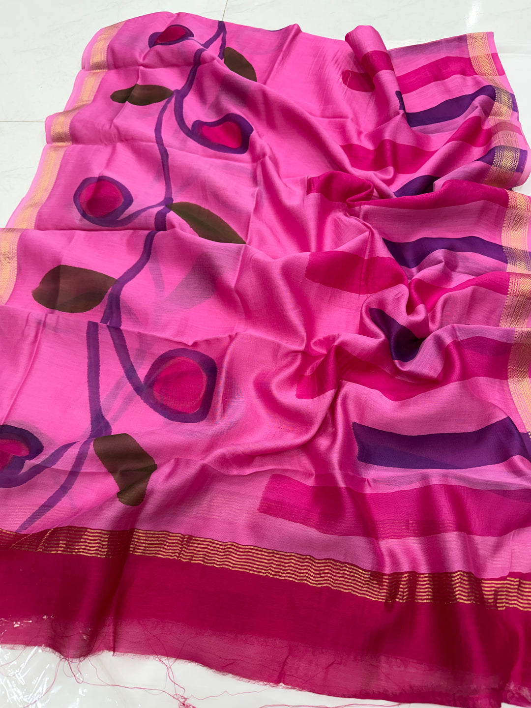 Maheshwari Silk Suit Set