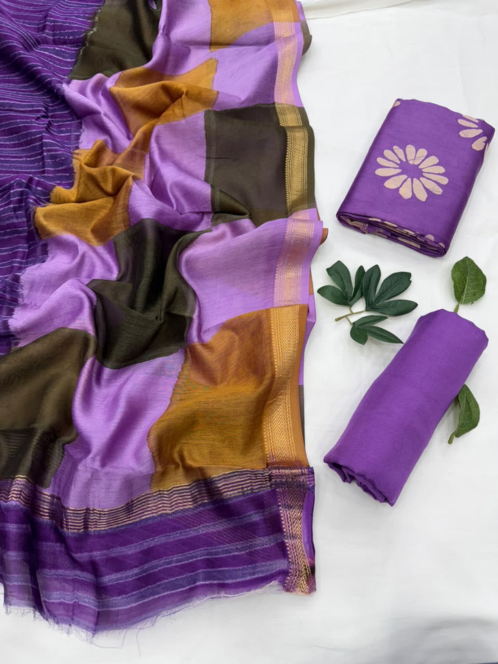 Maheshwari Silk Suit